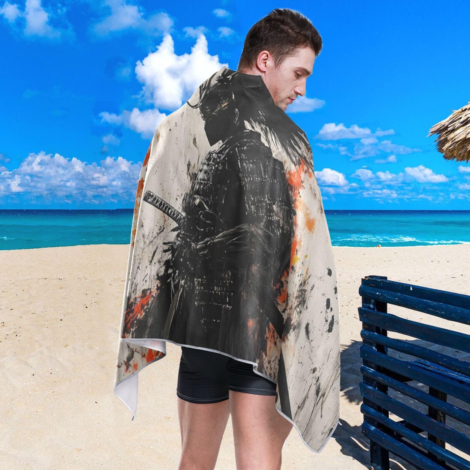 Amazon.com: YMXFXP Microfiber Thin Lightweight Beach Towel Sword